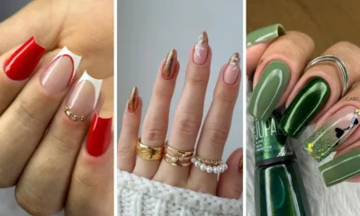 decoracao unhas natal cp - Unhas para o Natal: inspirações elegantes, criativas e cheias de charme
