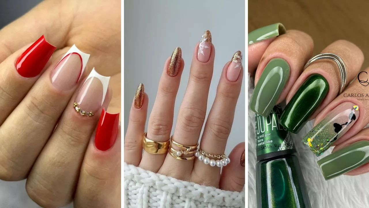 decoracao unhas natal cp - Unhas para o Natal: inspirações elegantes, criativas e cheias de charme