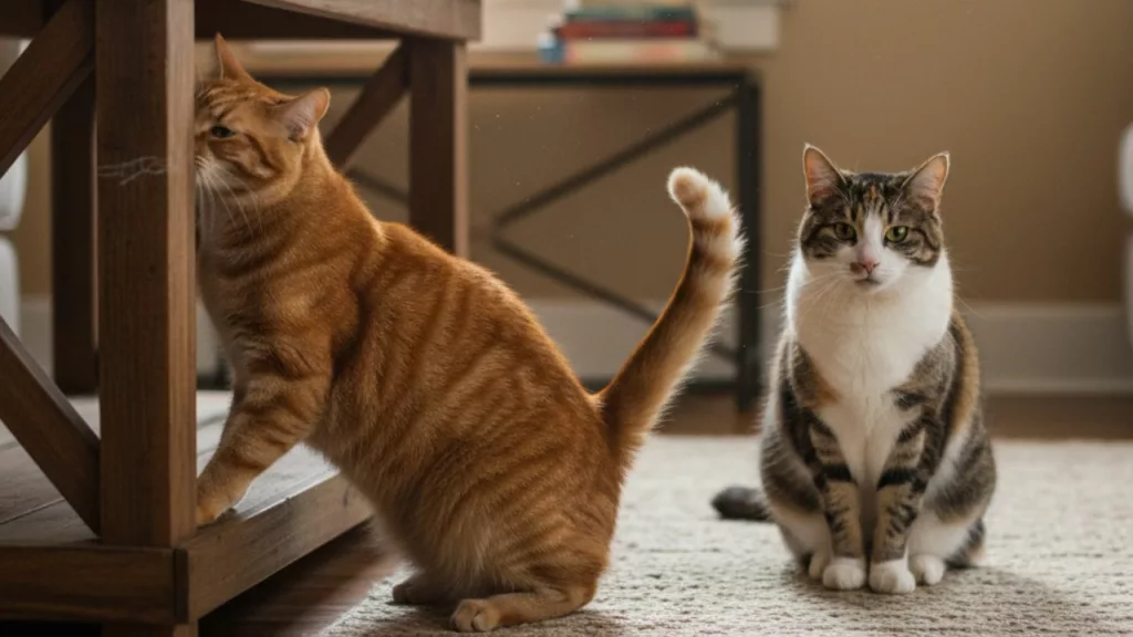 gato marcacao 2 - Marcação de território do gato: como reduzir o comportamento sem causar estresse