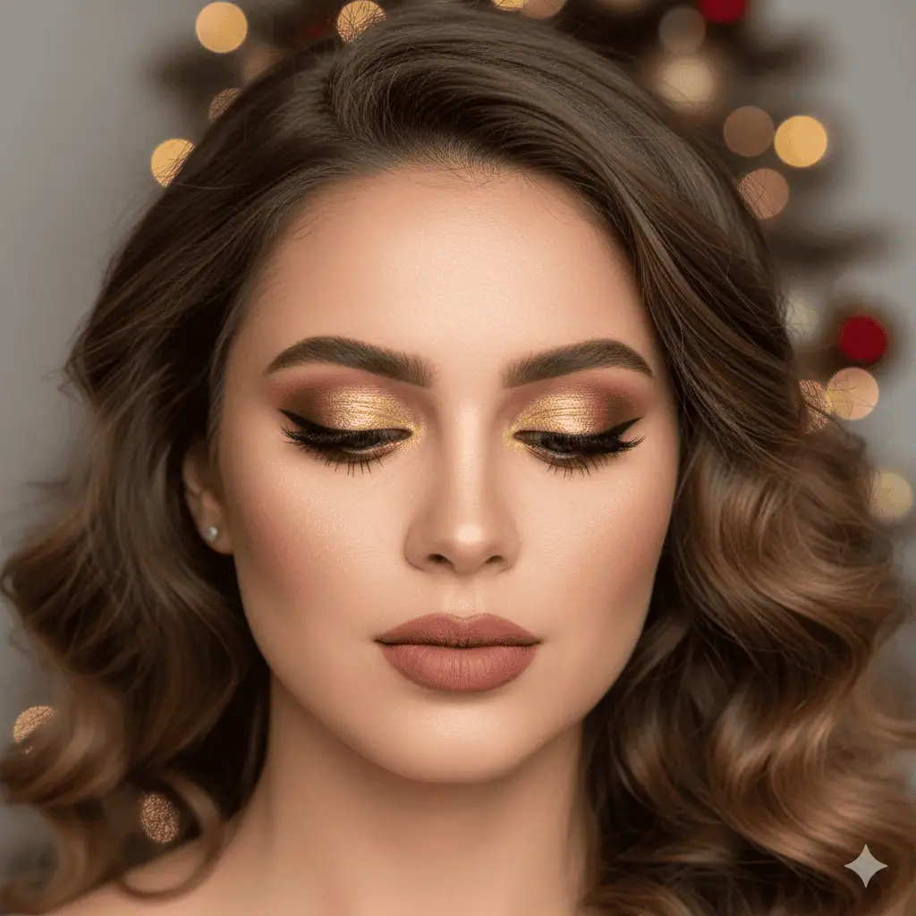 maquiagem natal 2 - Maquiagem de Natal: looks encantadores para celebrar com estilo e brilho