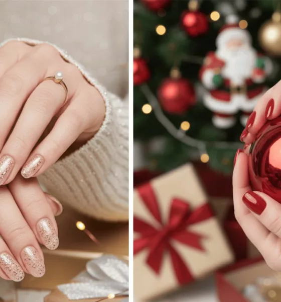 unhas natal cp - 7 inspirações criativas de unhas para o Natal com estilos que vão do clássico ao ousado