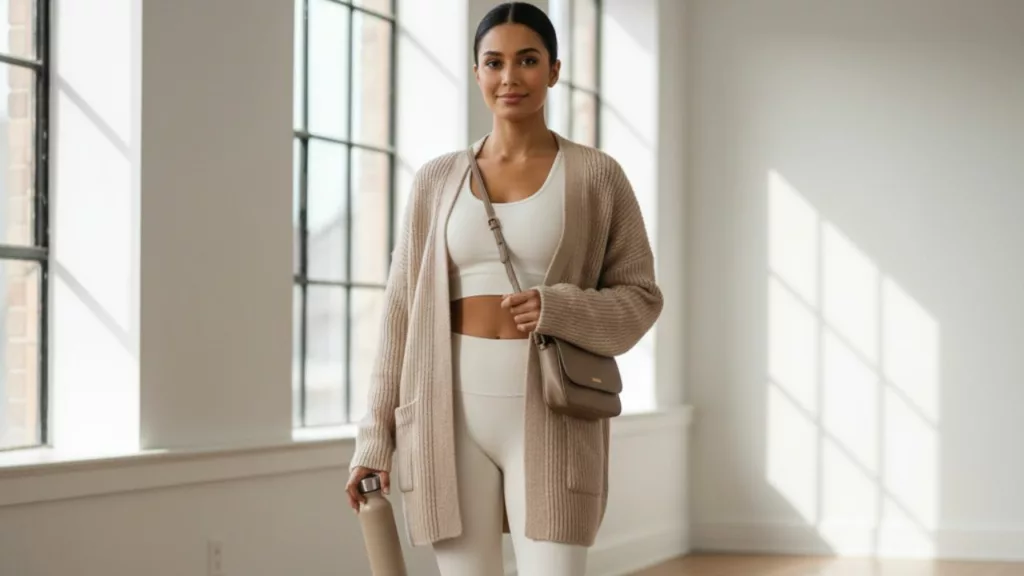 quiet fit 2 - Quiet Fitness: a tendência discreta que vai dominar seu guarda-roupa em 2026