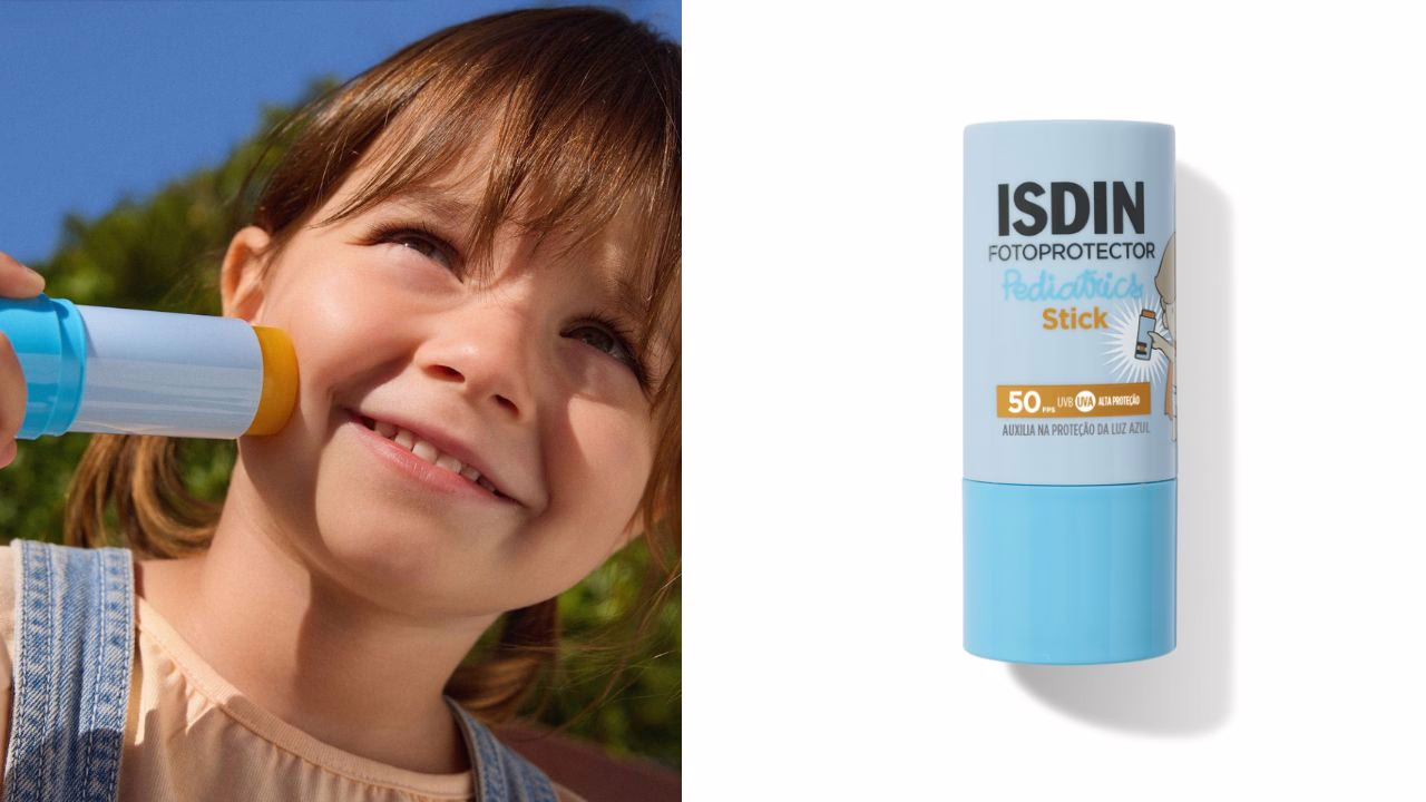 protetor infantil - ISDIN lança protetor solar infantil em bastão que facilita a reaplicação nas crianças
