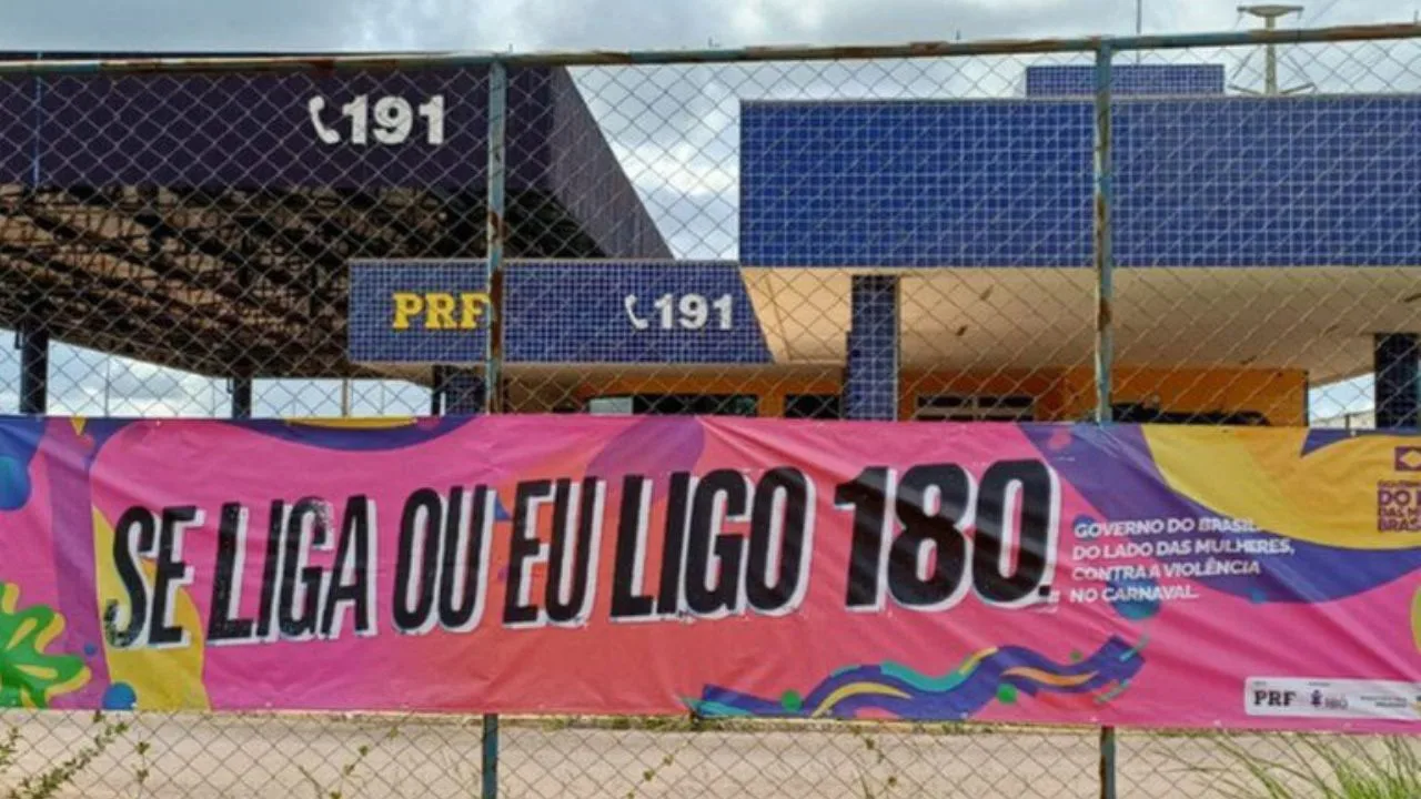 se liga 180 - “Se liga, ou eu ligo 180”: a mensagem que vai invadir as estradas no Carnaval