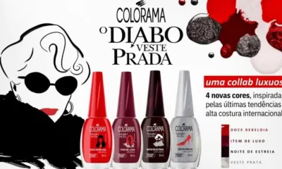 colorama o diabo veste prada cp - Colorama lança coleção de esmaltes inspirada em 'O Diabo Veste Prada' e o resultado é tudo que Miranda Priestly aprovaria