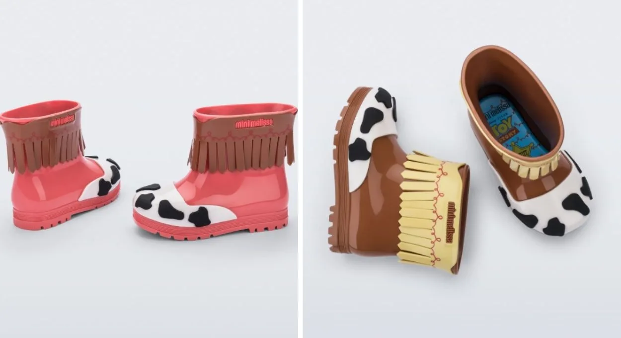 melissa toy - Melissa lança bota infantil de Toy Story e os fãs da animação já estão enlouquecendo