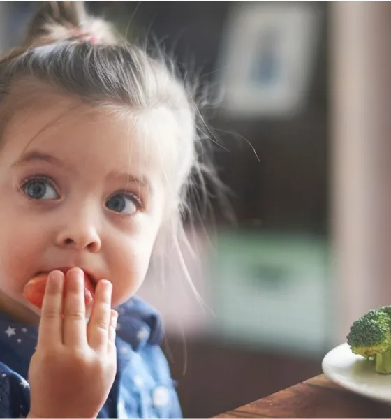crianca comendo - Seu bebê já conhecia o gosto da cenoura antes de nascer — e a ciência prova