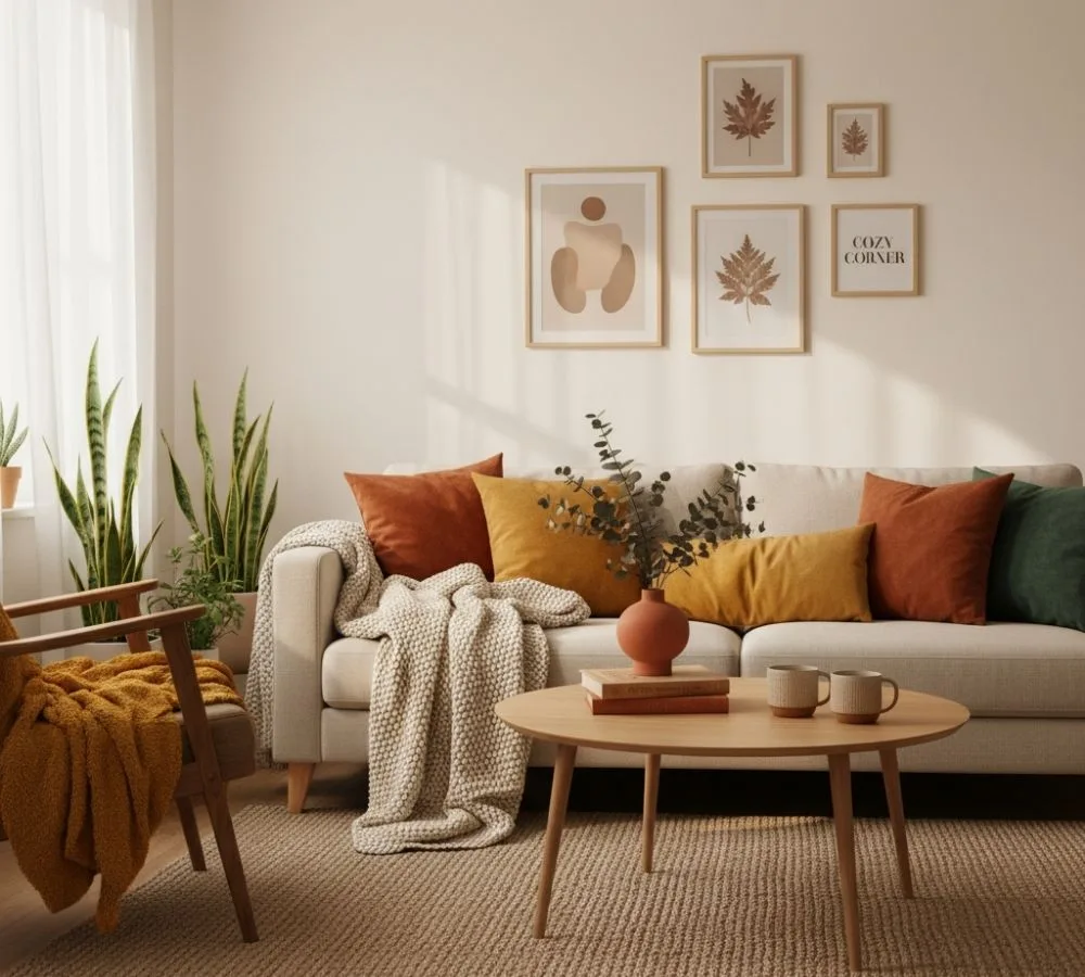 decor outono 2 - Decoração outono 2026: como deixar o apartamento aconchegante sem gastar uma fortuna