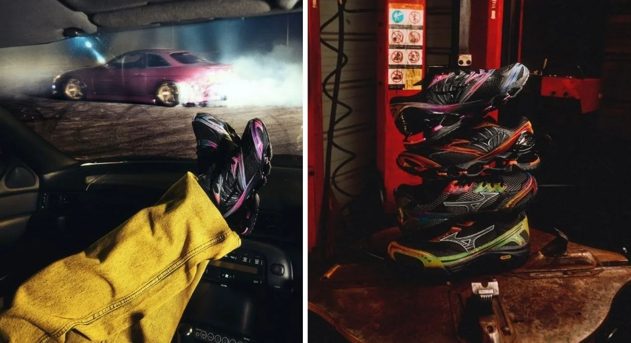 mizuno midnight velocity cp - Mizuno Midnight Velocity Pack: a coleção que mistura velocidade, néon e nostalgia japonesa de um jeito que a concorrência não ousou