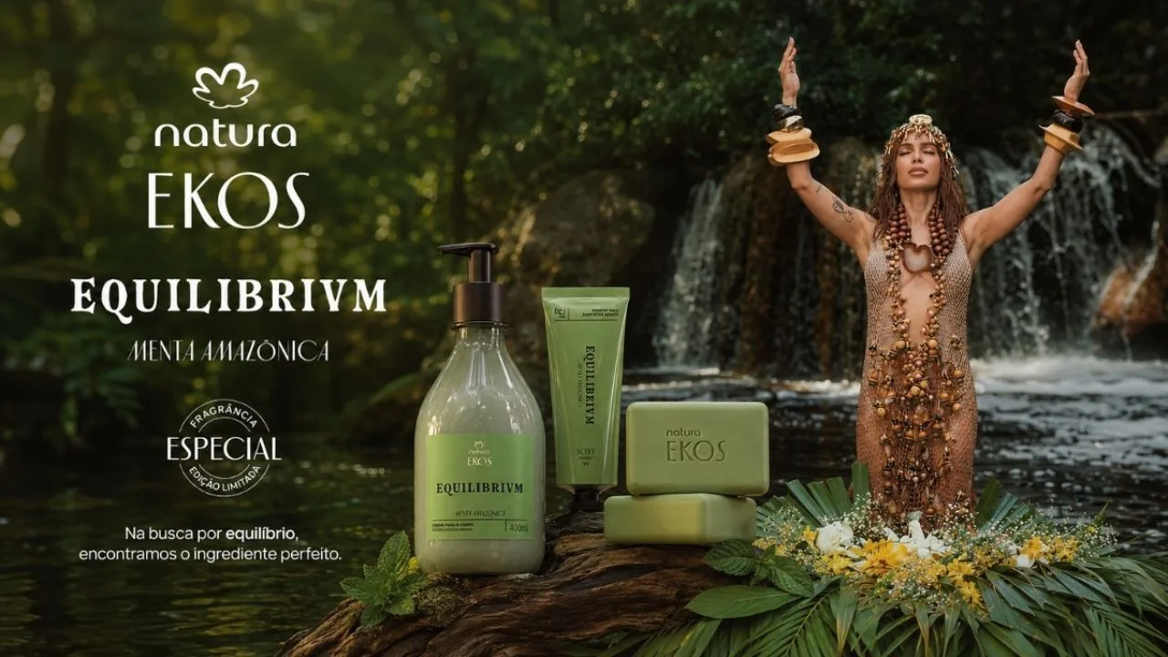 anitta natura ekos equilibrivm - Menta amazônica, espiritualidade e luxo acessível: o novo mundo olfativo de Anitta