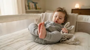 Por que bebês esfregam o pé um no outro antes de dormir (não é hábito à toa)