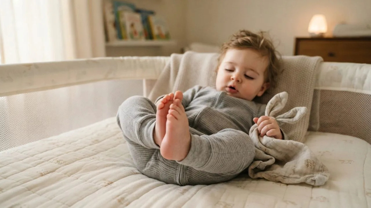bebe pes - Por que bebês esfregam o pé um no outro antes de dormir (não é hábito à toa)