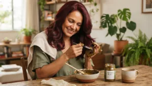 Esqueça o café e a canela: essa é a tintura caseira que realmente cobre fio branco (e ainda deixa o cabelo mais bonito)