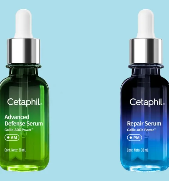 gallic serum - Cetaphil lança nova linha de séruns AM/PM inspirada no relógio biológico da pele