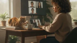 Sua tutora produtiva tem um segredo peludo: veja como o pet virou parceiro de trabalho