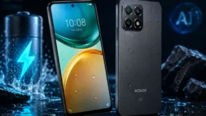 HONOR X7d 5G chega ao Brasil com bateria gigante de 6.500 mAh e um botão só para IA