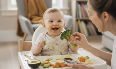 maes bebe comida brocolis - Baby Led Weaning virou febre nos grupos de mães e a explicação vai muito além da comida