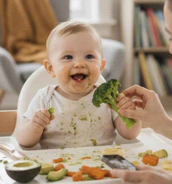 maes bebe comida brocolis - Baby Led Weaning virou febre nos grupos de mães e a explicação vai muito além da comida
