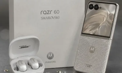 moto 60 - Motorola lança Razr 60 com cristais Swarovski e o dobrável virou peça de joalheria