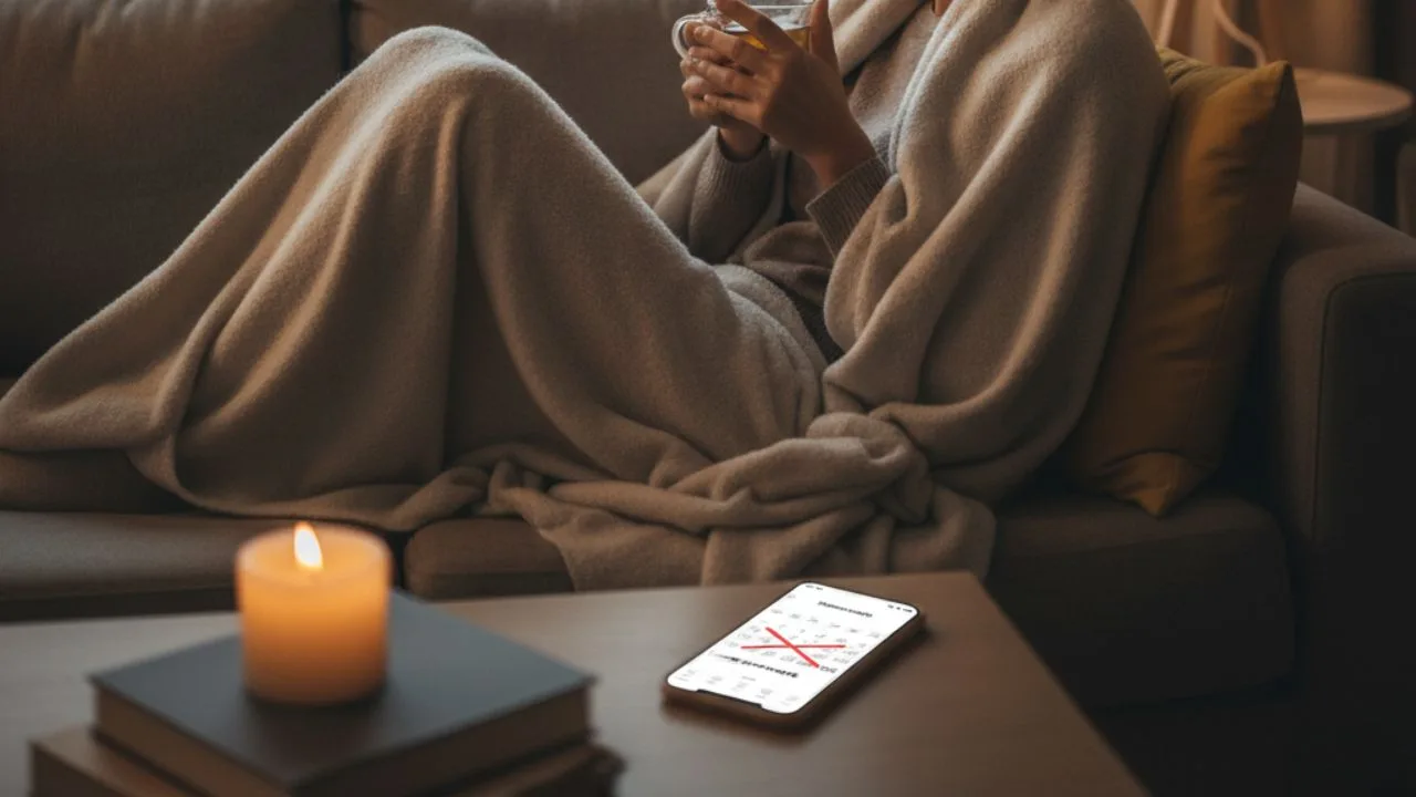 mulher descansando - A psicologia finalmente explica por que você cancela plano em cima da hora (e não, você não é a vilã da história)