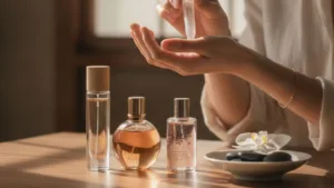 O truque japonês que faz seu perfume sobreviver ao dia inteiro (e quase ninguém usa certo)