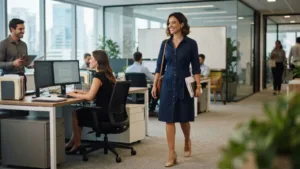 O vestido-camisa venceu o tubinho no escritório — e a explicação vai além da moda