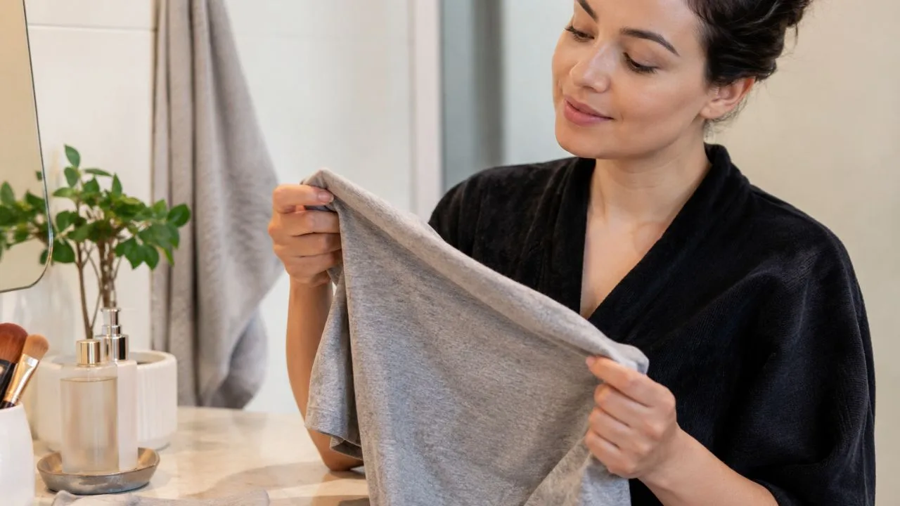 camiseta velha - Camiseta velha na rotina de beleza: 3 formas simples de reaproveitar o tecido antes do descarte