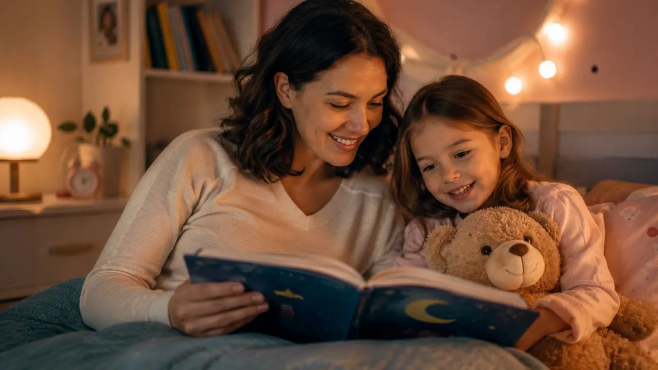 mae filha leitura livro - Seu filho tem perguntas que você não sabe responder? 11 conversas que os livros infantis resolvem por você