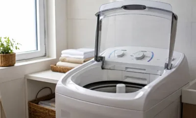 maquina mofo - Por que deixar a porta da máquina de lavar aberta pode salvar suas roupas do mau cheiro