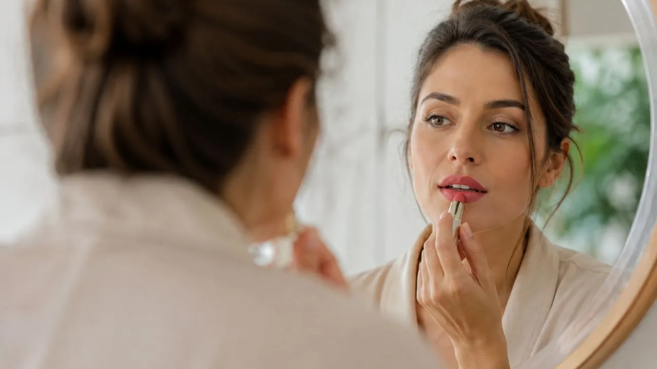 pal batom make - Seu batom favorito ficou forte demais? Essa mistura com balm resolve em segundos