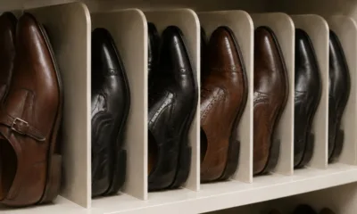 sapatos couro - Sapatos de Couro Guardados na Vertical: o Erro Silencioso que Estilistas Já Baniram do Closet
