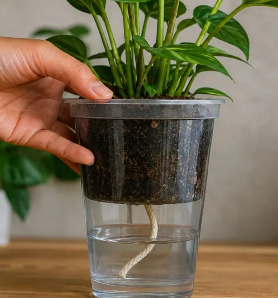 vaso capilaridade - Cansada de esquecer de regar? Esse vaso com pavio resolve isso por você