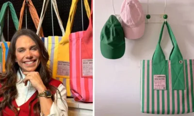 bolsas presas - Bolsa feita por mulheres presas em SP ganha loja própria: conheça a marca que transforma pet reciclado em moda com propósito