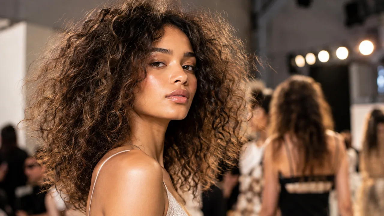 cabelo frizz - Frizz vira tendência nas passarelas: entenda o cabelo "vivido" que domina os salões e dispensa horas de escova