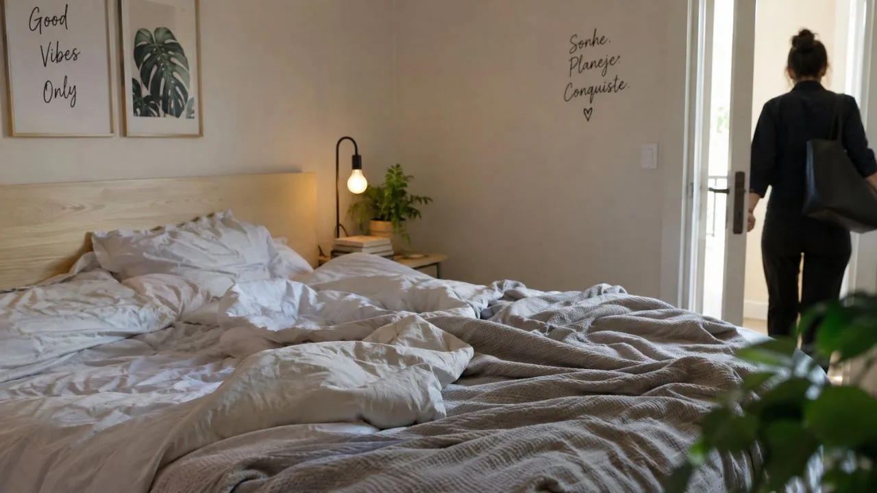 cama baguncada - Quem nunca arruma a cama antes de sair tem um perfil: entenda o que a psicologia revela sobre esse hábito e o que ele diz da sua rotina