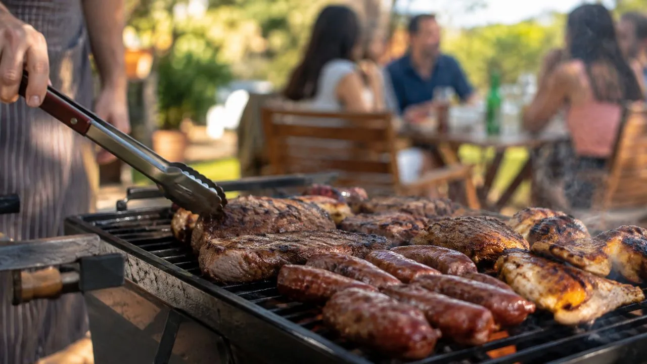 churrasco - Sonhar com churrasco: entenda o que o sonho revela sobre fartura, vida social e afetos e o que muda quando a carne queima