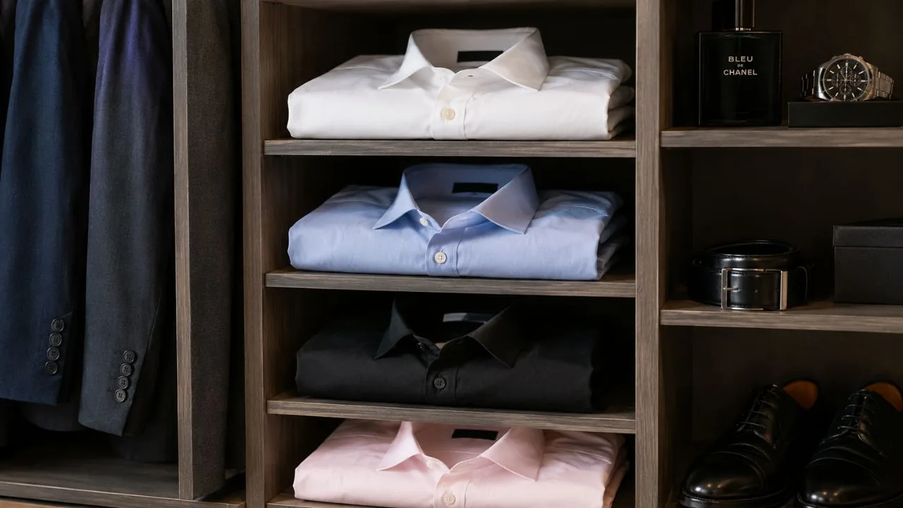 cores camisa homem - Menos camisas, mais estilo: veja as quatro cores essenciais que resolvem praticamente qualquer combinação no armário de um homem elegante