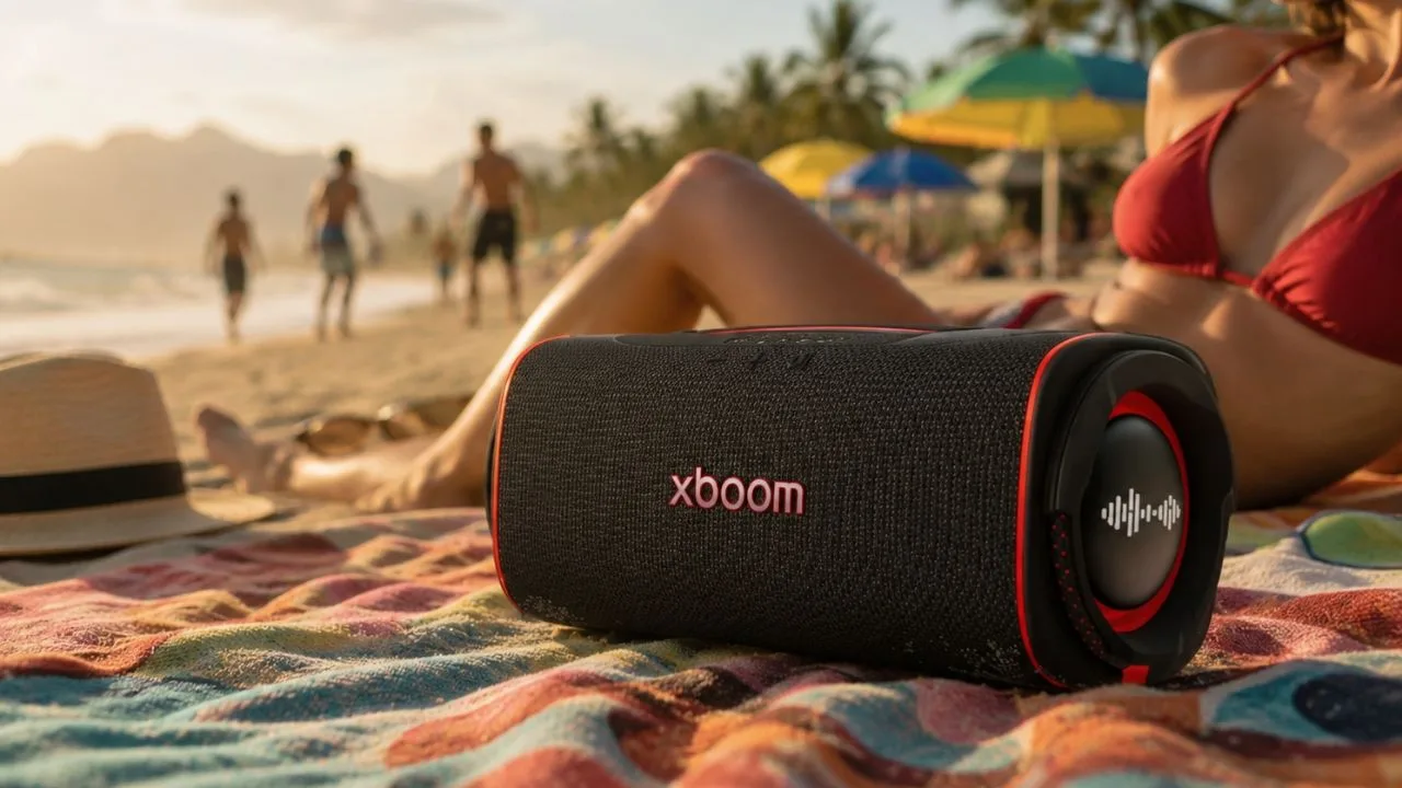 lg blast - LG lança a xboom Blast: nova caixa de som promete 36 horas de bateria e resistência para qualquer festa