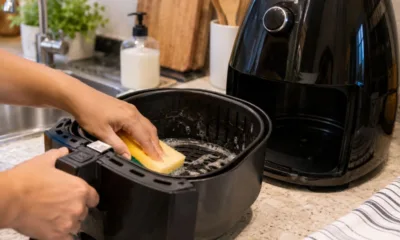 limpeza air - Limpeza da air fryer: veja o passo a passo que evita fumaça, mau cheiro e prolonga a vida útil do aparelho