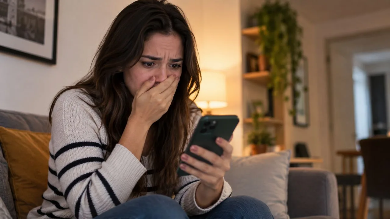 mulher ansiosa preocupada nervosa - Ficou de fora do convite e todo mundo percebeu? Entenda por que perguntar o motivo te enfraquece e o que fazer no lugar