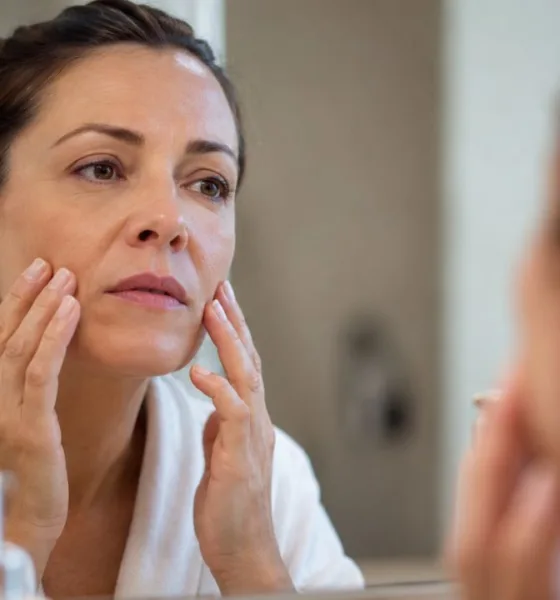 mulher bigode chines - Bigode chinês incomoda? Entenda por que essas marcas aparecem no rosto e veja como suavizar sem perder a naturalidade