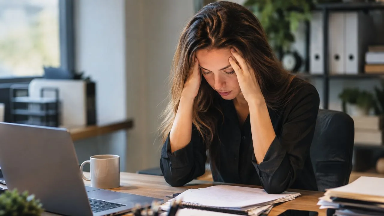 mulher trabalho estresse - Estresse no trabalho: teste revela cinco traços de personalidade por trás do seu esgotamento