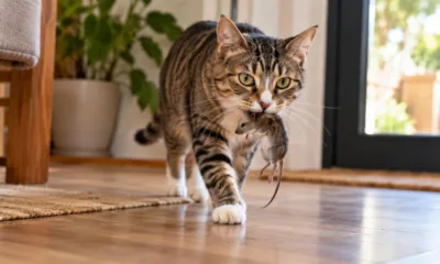 presente gatos - Seu gato apareceu com um rato ou passarinho morto na boca? Saiba o que esse comportamento revela e como lidar com segurança