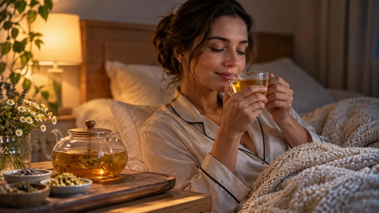 ritual cha mulher deitada - Chá para dormir melhor: conheça 5 infusões que acalmam a mente à noite e saiba quais bebidas evitar antes de deitar