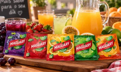 suco maguary po - Maguary lança refresco em pó com cinco sabores e aposta em nova forma de consumo