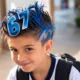 cabelo maluco 67 1 - Mãe faz cabelo maluco com tema six seven para a Semana das Crianças e descobre truque simples para o penteado durar o dia todo