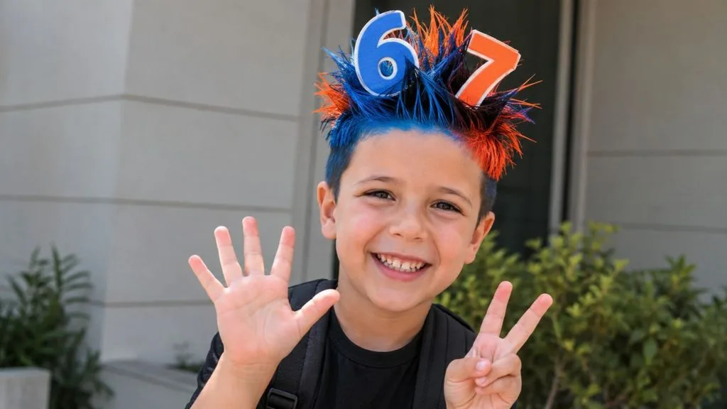 ideia de cabelo maluco 67 em menino