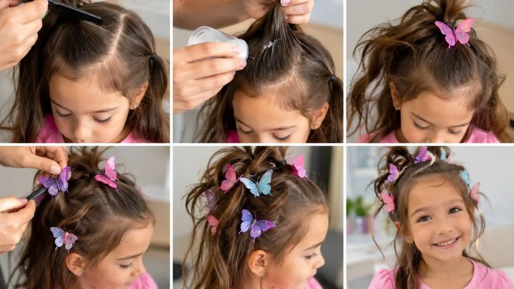 Passo a passo de como fazer cabelo maluco de borboleta