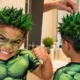 cabelo maluco hulk 4 - Cabelo maluco do Hulk: veja o passo a passo para deixar o cabelo verde e espetado sem estragar os fios do menino