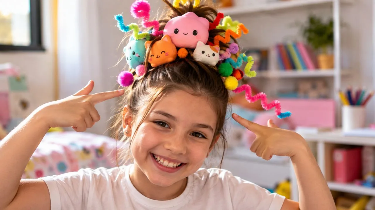 cabelo maluco sq 1 - Cabelo maluco squish vira a brincadeira mais pedida da Semana das Crianças: entenda como montar o brinquedo em casa sem gastar muito